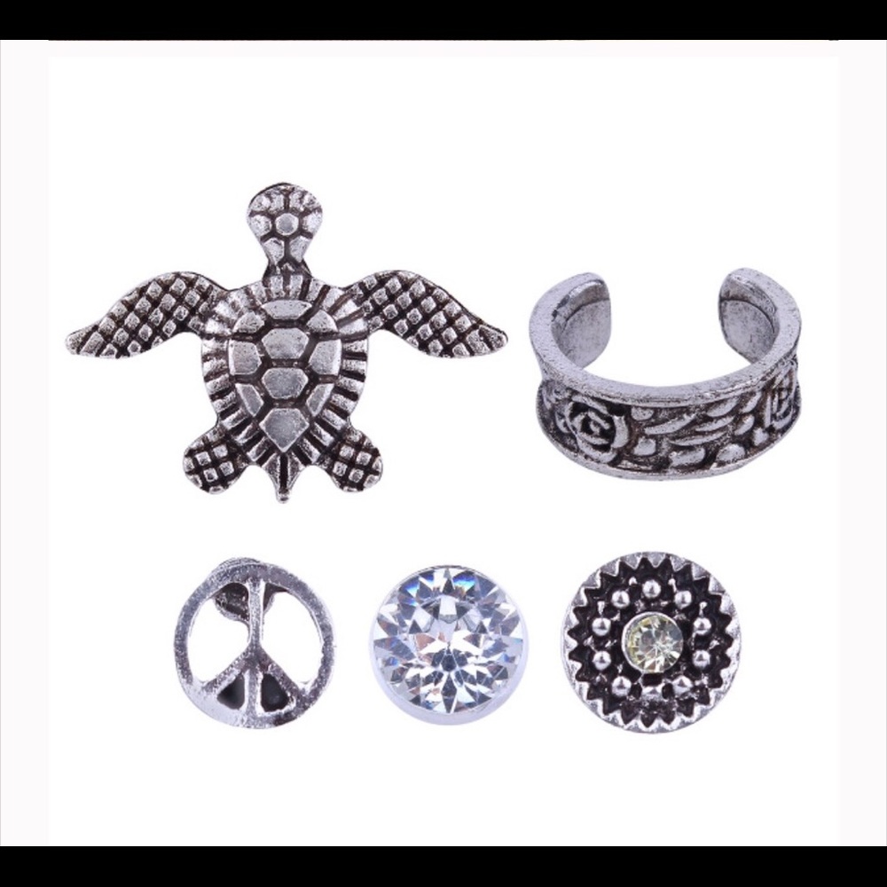 Turtle Earring Set - Picture 2 of 5